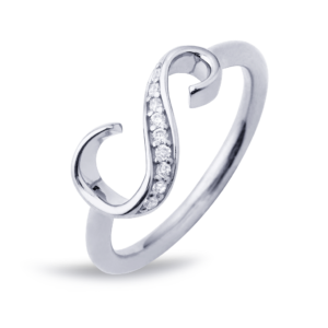 Sitana Ring silver w. cubic zirconia