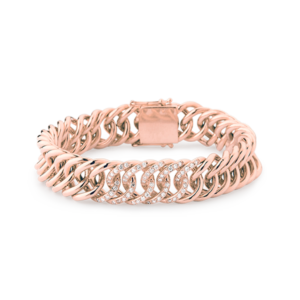 Sitana bracelet rose gold w. diamonds