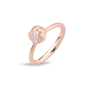 Savá ring rose gold w. diamonds