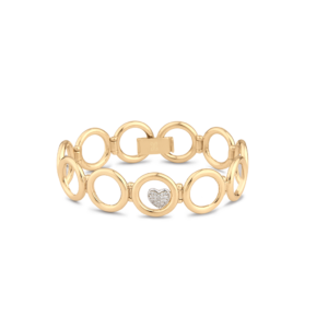 Prima Donna bracelet yellow gold w. diamonds