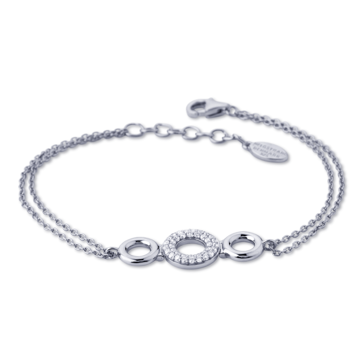 Matiné Bracelet silver w. cubic zirconia