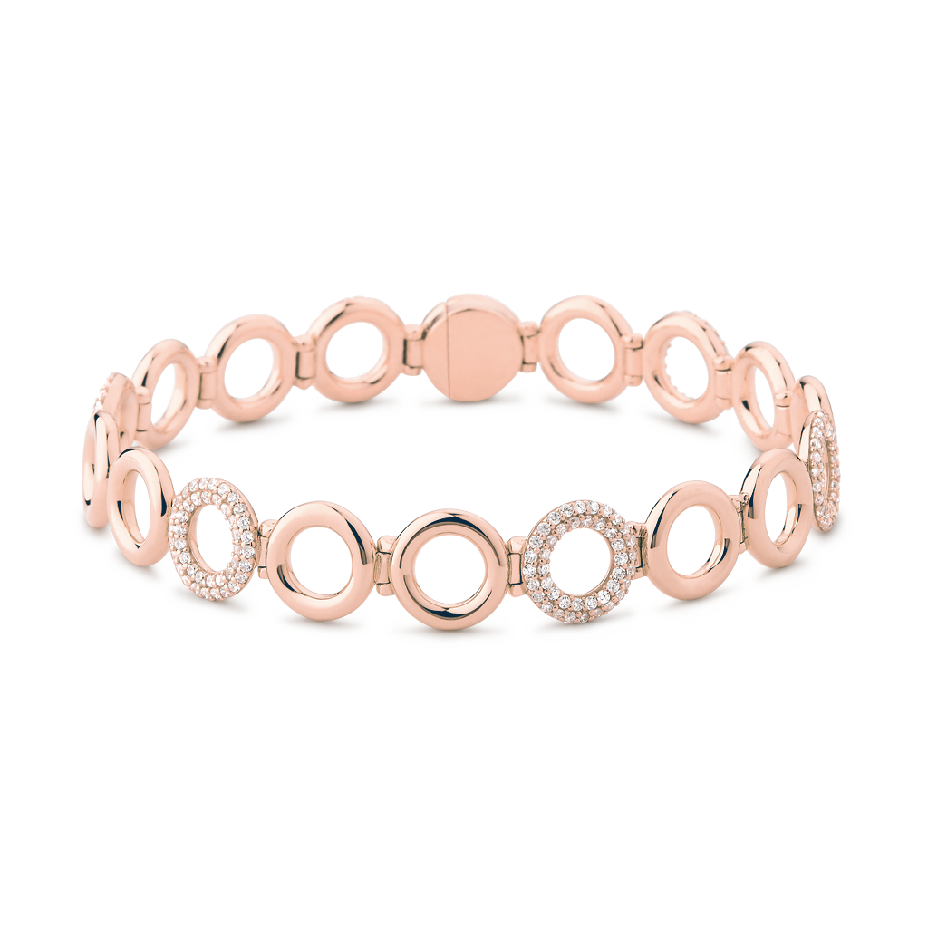Matiné Bracelet rose gold w. diamonds